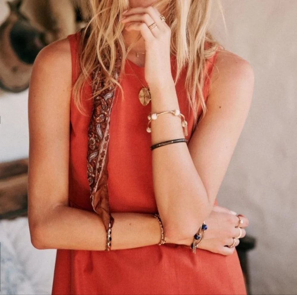 Sezane Celeste Dress in Rust size 40 NWT - Picture 4 of 11